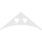 Ekena Millwork Pitch Winston Architectural Grade PVC Gable Pediment, 36"W x 15"H x 1"P (10/12) GPP036X015X100WIN - alternate 5